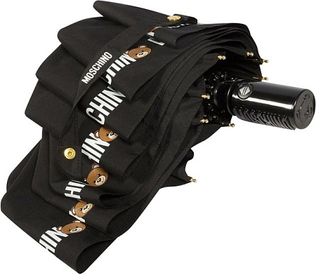 Зонт Moschino 8041-OCA Bear Logo Black