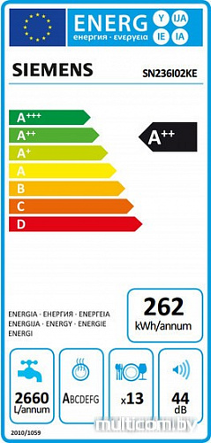 Посудомоечная машина Siemens SN236I02KE