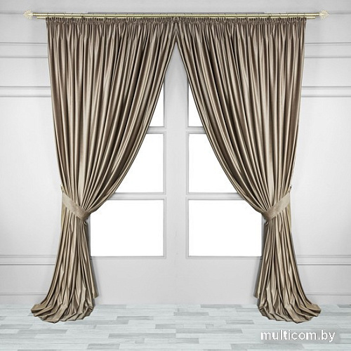 Штора Mio Tesoro Velvet 1.5x2.6 м (капучино)