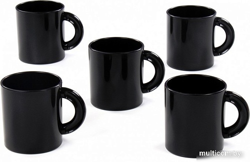 Набор кружек Полесье №1 73942 (5шт, черный)