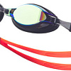 Очки для плавания Nike Chrome Mirror NESSD125710 (красный/черный)