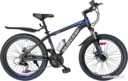 Велосипед Nasaland 4023M 24 р.15 2021 (черный/синий)