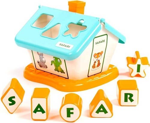 Сортер Полесье Садовый домик сафари 90317 (бирюзовый)