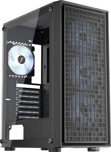 Корпус 1stPlayer GO6 GO6-BK-4FS7 (черный)