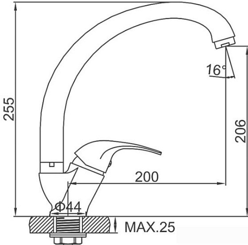 Смеситель Ledeme L5931