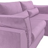 Угловой диван Mebelico Пекин 115413 (правый, микровельвет, сиреневый)