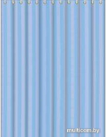 Шторка-занавеска для ванны Fashun A8603 (голубой)