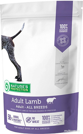 Сухой корм для собак Nature's Protection Adult Lamb All Breeds NPS45748 500 г