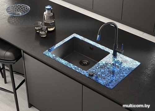 Кухонная мойка Deante Capella ZSC GM2C (графитовый металлик)