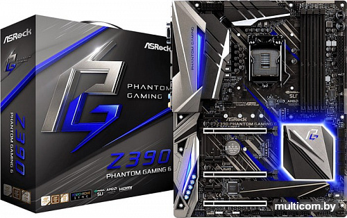 Материнская плата ASRock Z390 Phantom Gaming 6