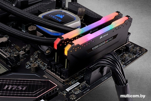 Оперативная память Corsair Vengeance RGB PRO 2x16GB DDR4 PC4-28800 CMW32GX4M2Z3600C18