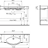 Умывальник Laufen Palace 150x51 [8127060001041]