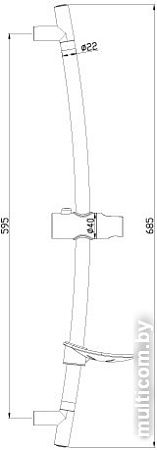 Душевая штанга Lemark LM8064C