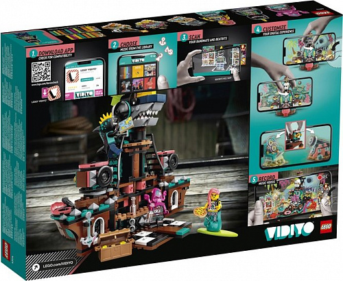 Конструктор LEGO Vidiyo 43114 Корабль Пирата Панка