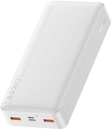 Портативное зарядное устройство Baseus Bipow Digital Display PPDML-M02 20000mAh (белый)