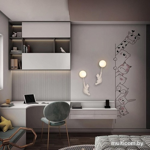 Бра LOFT IT Teddy 10030W/B