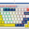 Клавиатура A4Tech Bloody B950 (белый/синий, Light Strike Libra Brown)