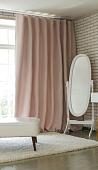 Штора Этель Блэкаут 4292711 1.45x2.65 м (розовый металл, 1 шт)
