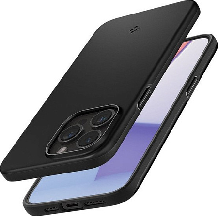 Чехол для телефона Spigen Thin Fit для iPhone 15 Pro Max ACS06544 (черный)