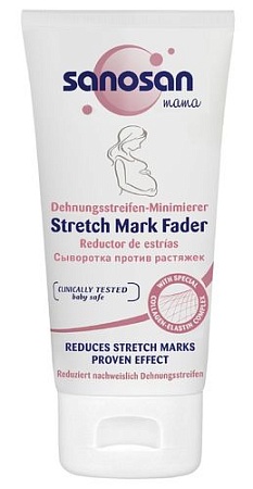 Косметика по уходу за телом Sanosan Mama Сыворотка против растяжек 75 мл