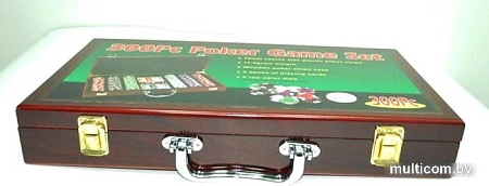 Настольная игра Zez Набор для покера в чемодане 300 фишек с номиналом 6643-B1