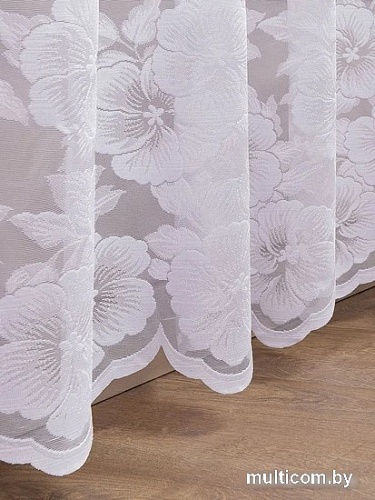 Тюль Amore Mio Жаккардовая 6PL 37711 3x2.7 м 92110 (белый)