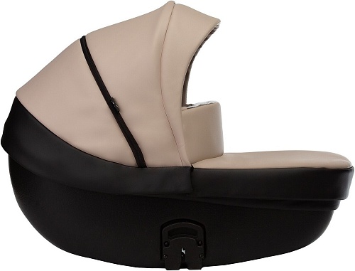 Универсальная коляска Indigo Tour Eco (2 в 1, te 01/черная кожа+бежевая кожа)
