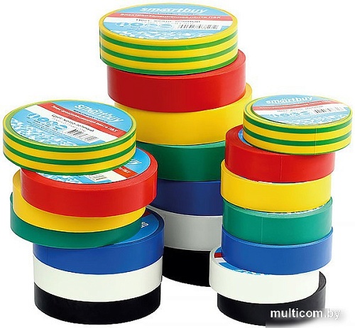 Изолента SmartBuy SBE-IT-15-10-mix 10м (5 шт)