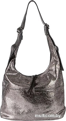 Женская сумка Poshete 857-6356-W009-DSV (серебристый)