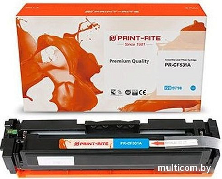 Картридж Print-Rite PR-CF531A (аналог HP CF531A)