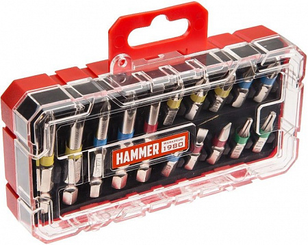 Набор бит Hammer 203-186 (15 предметов)