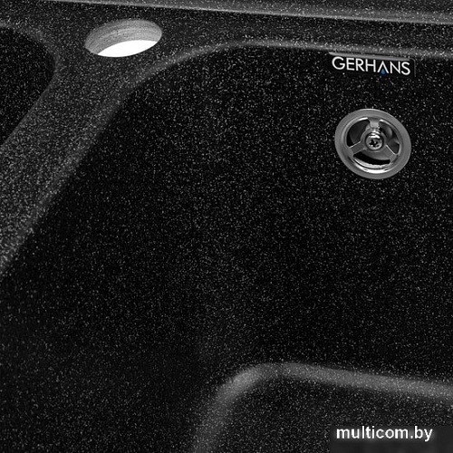 Кухонная мойка Gerhans C02 (черный)