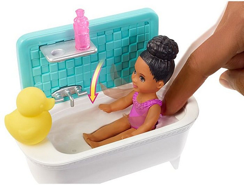 Кукла Barbie Skipper Babysitters INC Dolls & Playset FXH06