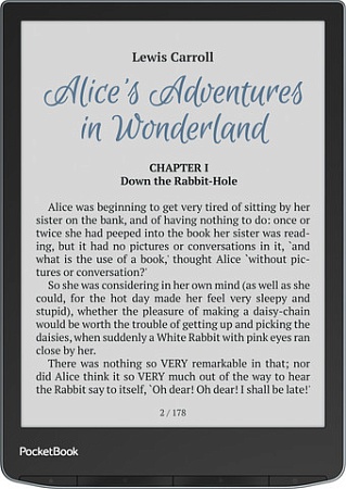 Электронная книга PocketBook 743K3 InkPad Color 3 (черный/серебристый)