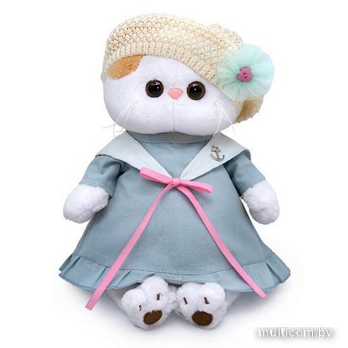 Классическая игрушка BUDI BASA Collection Ли-Ли в морском платье и вязаном берете LK24-106 (24 см)