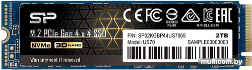 SSD Silicon-Power US70 2TB SP02KGBP44US7005