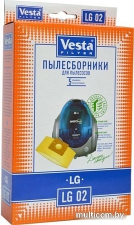 Комплект одноразовых мешков Vesta Filter LG 02