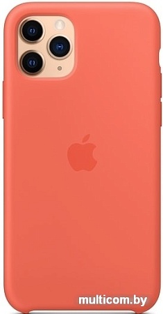 Чехол Apple Silicone Case для iPhone 11 Pro (спелый клементин)