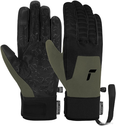 Горнолыжные перчатки Reusch Raptor R-Tex Xt Touch-Tec Burnt 6202223-5710 (р-р 10, Olive/Black)