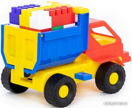 Полесье Кузя + конструктор строитель 18 эл. 1290