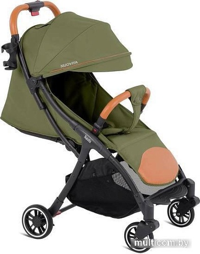 Коляска прогулочная «книга» Nuovita Jazz (хаки)