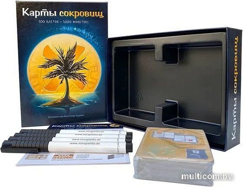 Настольная игра Нескучные игры Карты сокровищ 15201