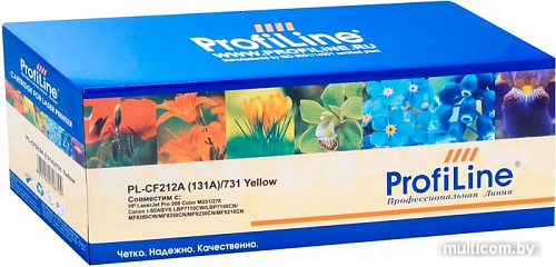 Картридж ProfiLine PL-CF212A/731-Y (аналог HP CF212A, Canon 731 Yellow)