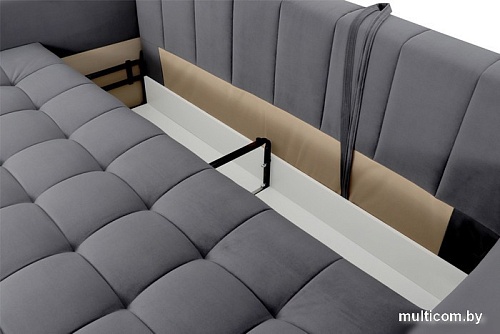 Диван Мебельград Бремен-1 Стандарт (альба темно-серый)