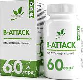 Витамины, минералы NaturalSupp Б-Аттак (B-Attack), 60 капсул