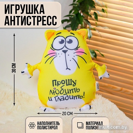 Игрушка-подушка Mni Mnu Прошу любить и гладить Котэ 2986123