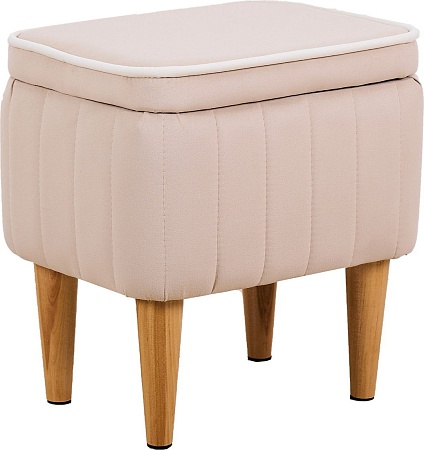 Пуфик Mio Tesoro Амма с ящиком для хранения (бежевый №18)