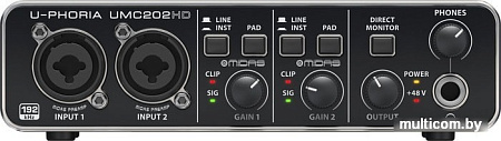 Комплект для звукозаписи Behringer U-Phoria Studio Pro