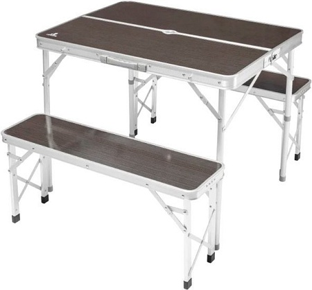 Стол со стульями Coyote HKTB-1033A (коричневый)