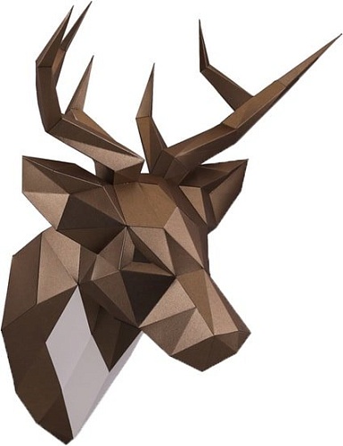 PaperCraft Живая бумага Олень Петрович